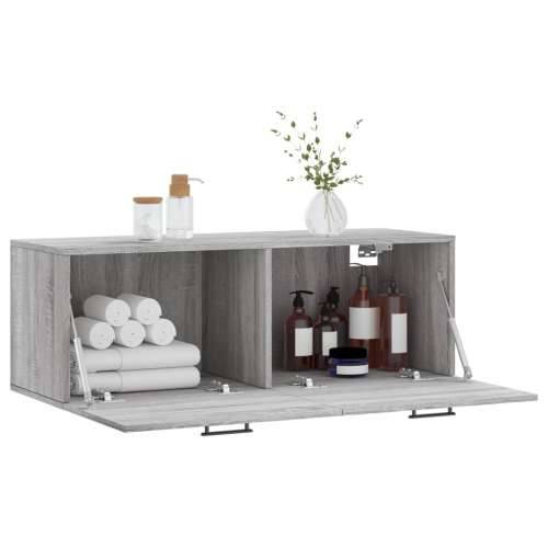Zidni ormarić siva boja hrasta 100x36,5x35 cm konstruirano drvo - Sivi hrast sonoma 100 x 36.5 x 35 cm 1 Cijena
