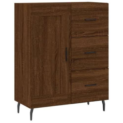 Komoda boja smeđeg hrasta 69,5x34x90 cm od konstruiranog drva - Smeđi hrast 1 Cijena
