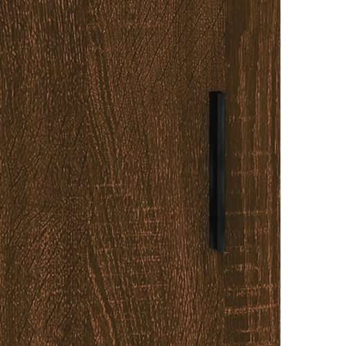 Komoda boja smeđeg hrasta 69,5x34x90 cm od konstruiranog drva - Smeđi hrast 1 Cijena