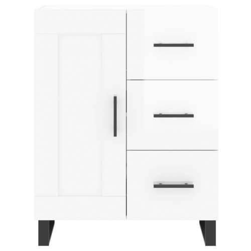 Komoda sjajna bijela 69,5x34x90 cm od konstruiranog drva Visoko sjajno bijela 1 Cijena