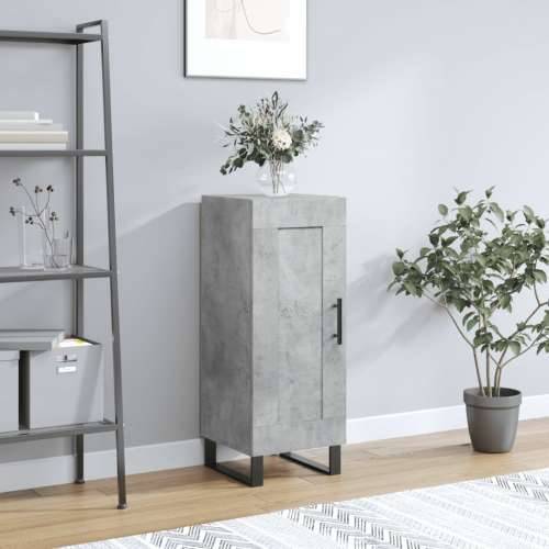 Komoda siva boja betona 34,5x34x90 cm od konstruiranog drva - Beton siva 1 Cijena