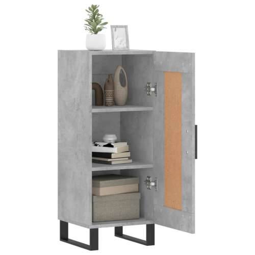 Komoda siva boja betona 34,5x34x90 cm od konstruiranog drva - Beton siva 1 Cijena