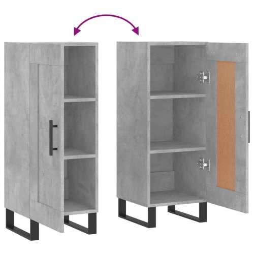 Komoda siva boja betona 34,5x34x90 cm od konstruiranog drva - Beton siva 1 Cijena
