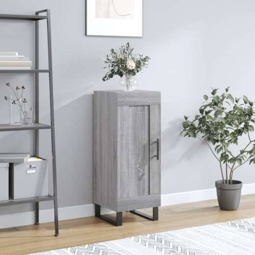 Komoda boja hrasta sonome 34,5x34x90 cm od konstruiranog drva - Sivi hrast sonoma 1 Cijena