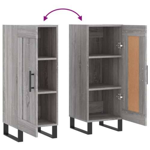 Komoda boja hrasta sonome 34,5x34x90 cm od konstruiranog drva - Sivi hrast sonoma 1 Cijena