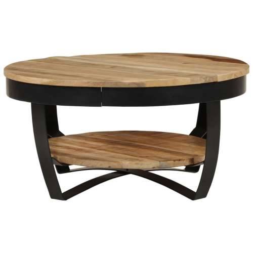 Stolić za Kavu Masivno Grubo Obrađeno Drvo Manga 65x32 cm - 65 x 32 cm 1 masivno drvo manga Cijena