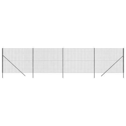 Žičana ograda antracit 1,8x10 m od pocinčanog čelika - Antracit 1.8 x 10 m 1 Cijena
