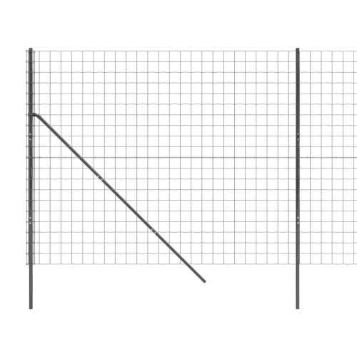 Ograda od žičane mreže antracit 1,4 x 25 m od pocinčanog čelika Cijena