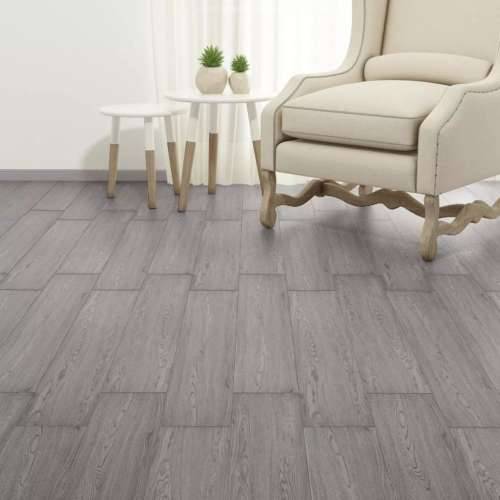 Samoljepljive podne obloge PVC 5,02 m² 2 mm tamno sive Cijena