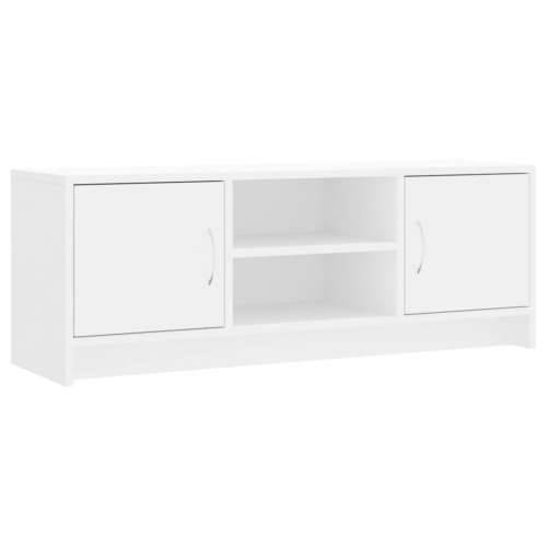 TV ormarić bijeli 102x30x37,5 cm od konstruiranog drva - Bijela 1 Cijena