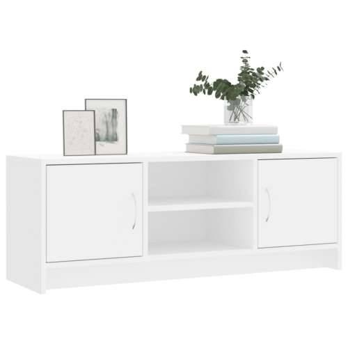 TV ormarić bijeli 102x30x37,5 cm od konstruiranog drva - Bijela 1 Cijena
