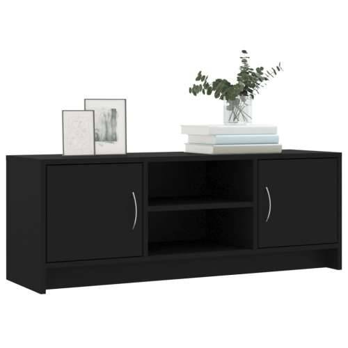 TV ormarić crni 102x30x37,5 cm od konstruiranog drva Crna 1 Cijena