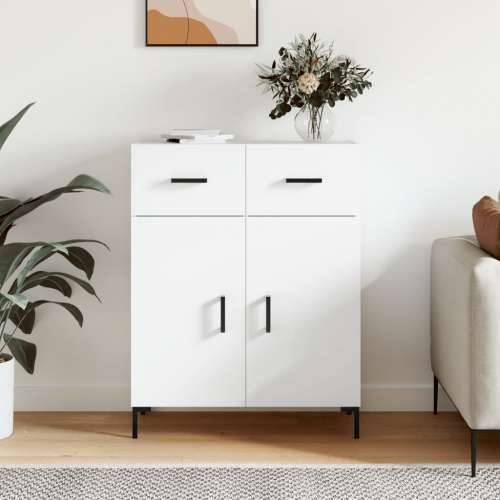 Komoda bijela 69,5x34x90 cm od konstruiranog drva - Bijela 1 Cijena