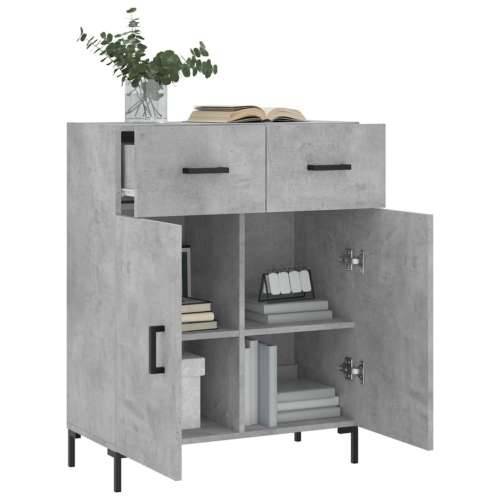 Komoda siva boja betona 69,5x34x90 cm od konstruiranog drva - Beton siva 1 Cijena