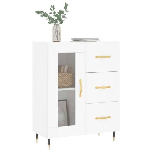 Komoda bijela 69,5x34x90 cm od konstruiranog drva - Bijela 1 Cijena
