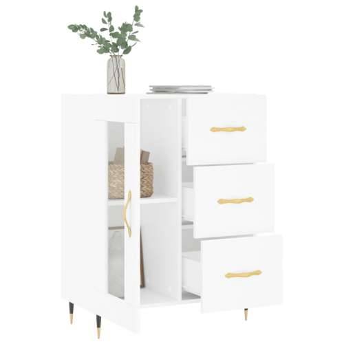 Komoda bijela 69,5x34x90 cm od konstruiranog drva - Bijela 1 Cijena