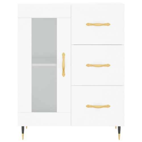 Komoda bijela 69,5x34x90 cm od konstruiranog drva - Bijela 1 Cijena