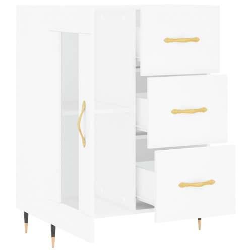 Komoda bijela 69,5x34x90 cm od konstruiranog drva - Bijela 1 Cijena