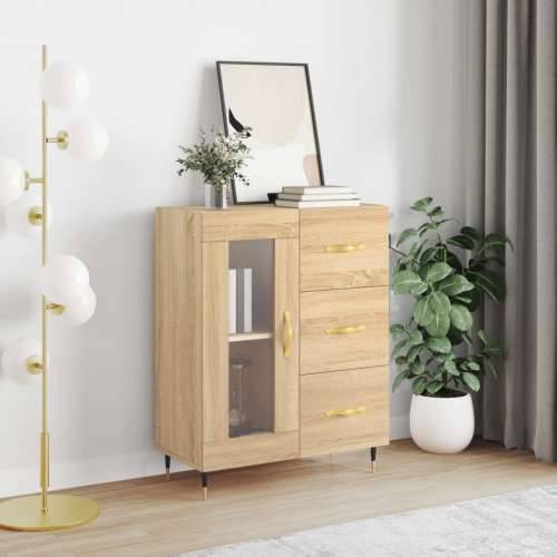 Komoda boja hrasta sonome 69,5x34x90 cm od konstruiranog drva - sonoma hrast 1 Cijena