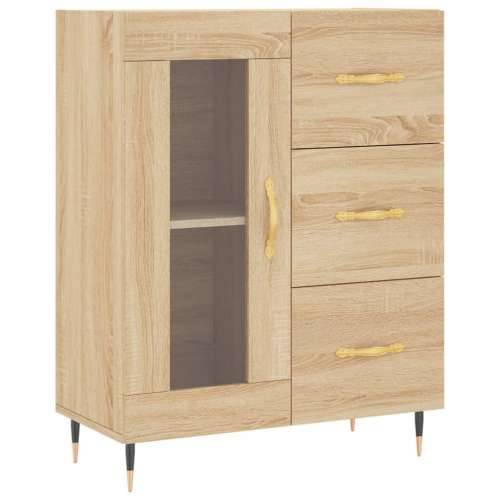 Komoda boja hrasta sonome 69,5x34x90 cm od konstruiranog drva - sonoma hrast 1 Cijena