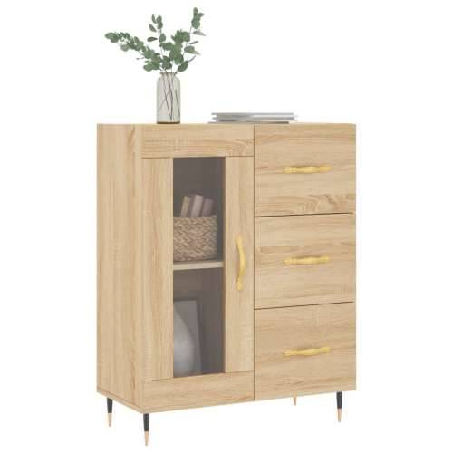 Komoda boja hrasta sonome 69,5x34x90 cm od konstruiranog drva - sonoma hrast 1 Cijena