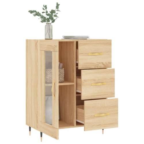 Komoda boja hrasta sonome 69,5x34x90 cm od konstruiranog drva - sonoma hrast 1 Cijena