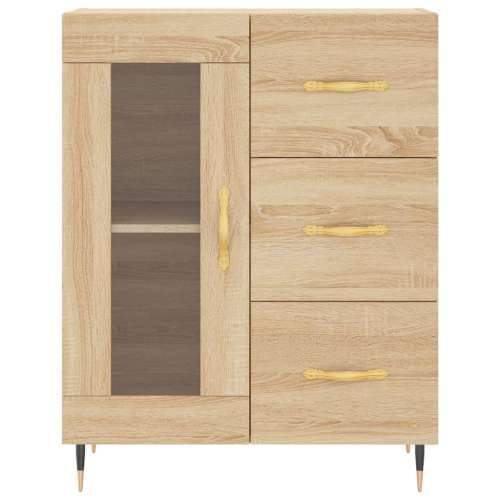 Komoda boja hrasta sonome 69,5x34x90 cm od konstruiranog drva - sonoma hrast 1 Cijena
