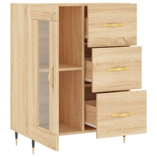 Komoda boja hrasta sonome 69,5x34x90 cm od konstruiranog drva - sonoma hrast 1 Cijena