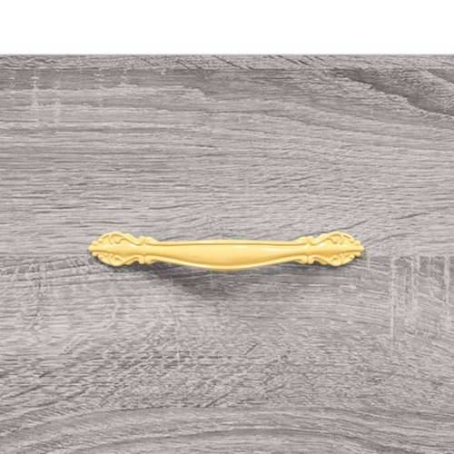 Komoda boja hrasta sonome 69,5 x 34 x 90 cm konstruirano drvo - Sivi hrast sonoma 1 Cijena