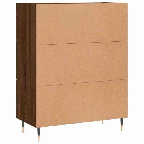 Komoda boja smeđeg hrasta 69,5x34x90 cm od konstruiranog drva - Smeđi hrast 1 Cijena