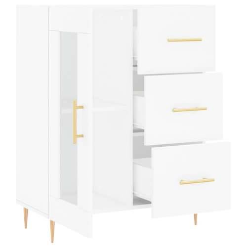 Komoda bijela 69,5x34x90 cm od konstruiranog drva - Bijela 1 Cijena
