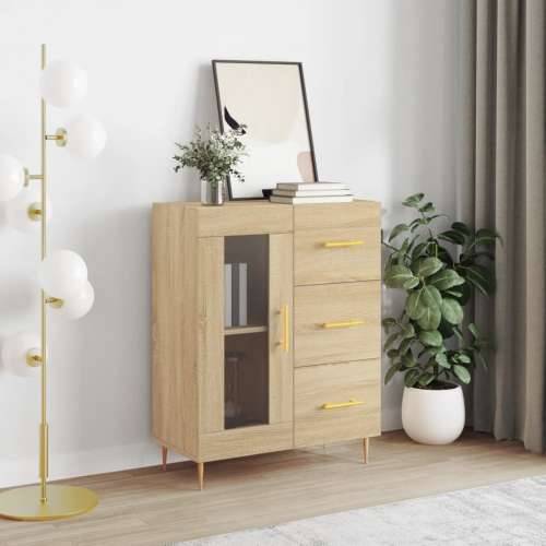 Komoda boja hrasta sonome 69,5x34x90 cm od konstruiranog drva - sonoma hrast 1 Cijena