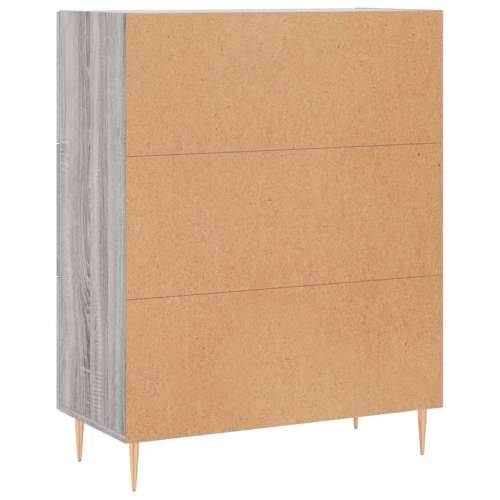 Komoda boja hrasta sonome 69,5 x 34 x 90 cm konstruirano drvo - Sivi hrast sonoma 1 Cijena
