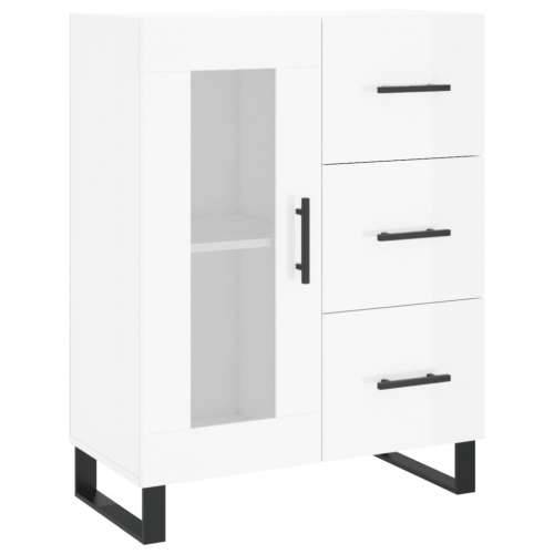 Komoda sjajna bijela 69,5x34x90 cm od konstruiranog drva - Visoko sjajno bijela 1 Cijena
