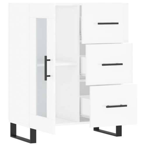 Komoda sjajna bijela 69,5x34x90 cm od konstruiranog drva - Visoko sjajno bijela 1 Cijena