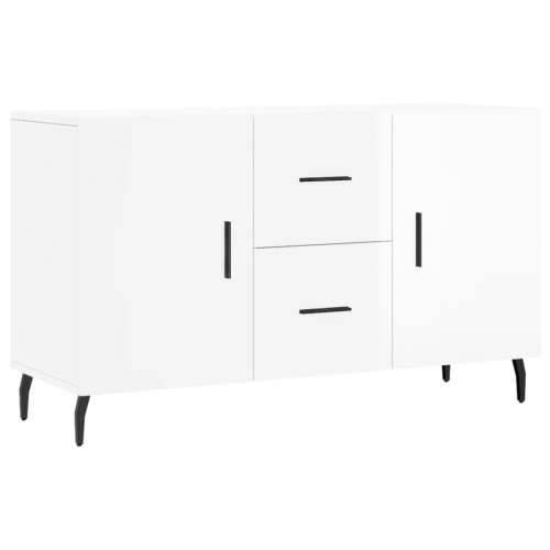 Komoda sjajna bijela 100x36x60 cm od konstruiranog drva - Visoko sjajno bijela 1 Cijena