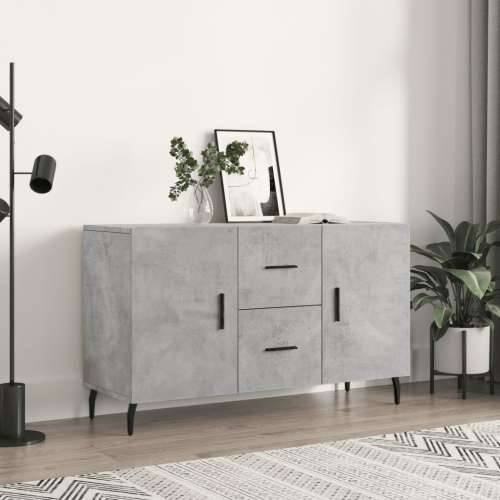 Komoda siva boja betona 100x36x60 cm od konstruiranog drva - Beton siva 1 Cijena