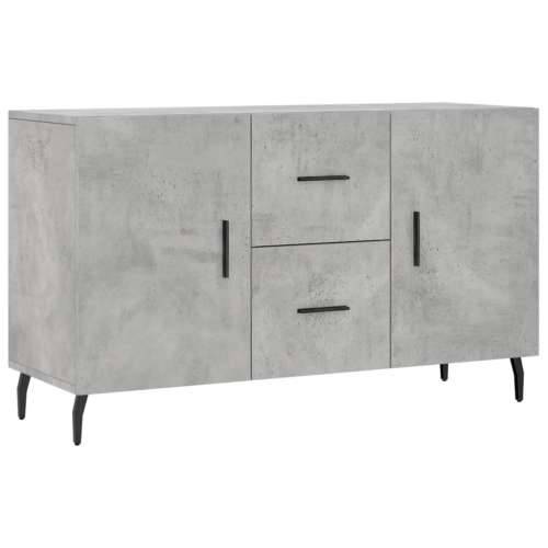 Komoda siva boja betona 100x36x60 cm od konstruiranog drva - Beton siva 1 Cijena