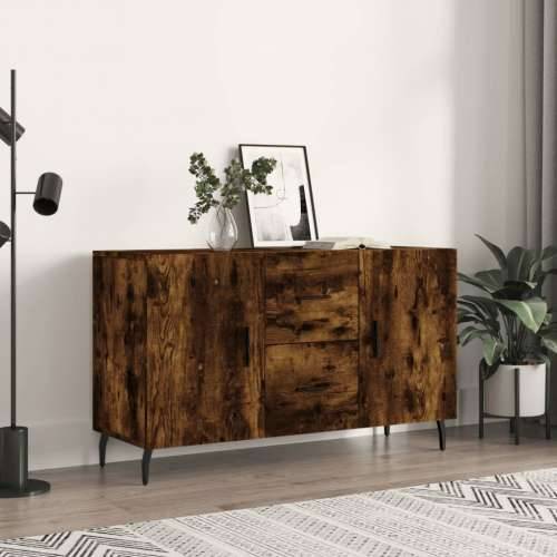 Komoda boja dimljenog hrasta 100 x 36 x 60 cm konstruirano drvo - Dimljeni hrast 1 Cijena