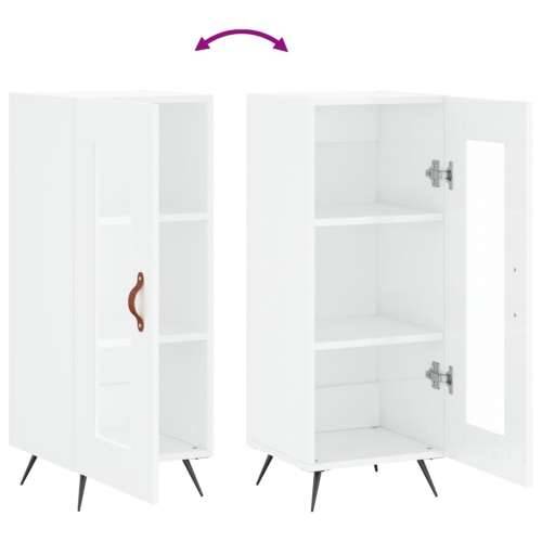 Komoda sjajna bijela 34,5 x 34 x 90 cm od konstruiranog drva - Visoko sjajno bijela 1 Cijena
