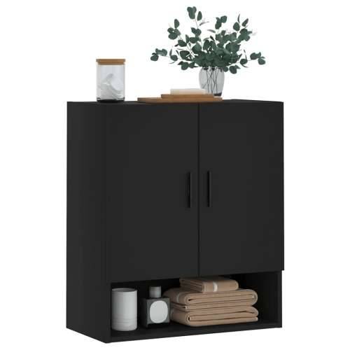 Zidni ormarić crni 60 x 31 x 70 cm od konstruiranog drva - Crna 1 Cijena