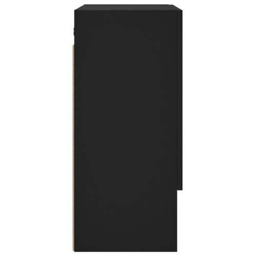 Zidni ormarić crni 60 x 31 x 70 cm od konstruiranog drva - Crna 1 Cijena