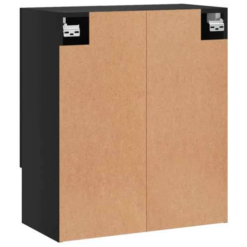 Zidni ormarić crni 60 x 31 x 70 cm od konstruiranog drva - Crna 1 Cijena