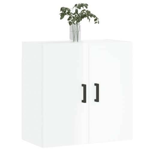 Zidni ormarić visoki sjaj bijeli 60x31x60 cm konstruirano drvo - Visoko sjajno bijela 1 Cijena