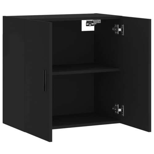 Zidni ormarić crni 60 x 31 x 60 cm od konstruiranog drva - Crna 1 Cijena