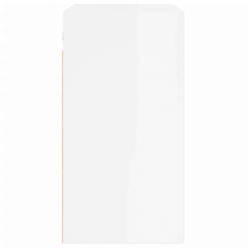 Zidni ormarić visoki sjaj bijeli 60x31x60 cm konstruirano drvo - Visoko sjajno bijela 1 Cijena