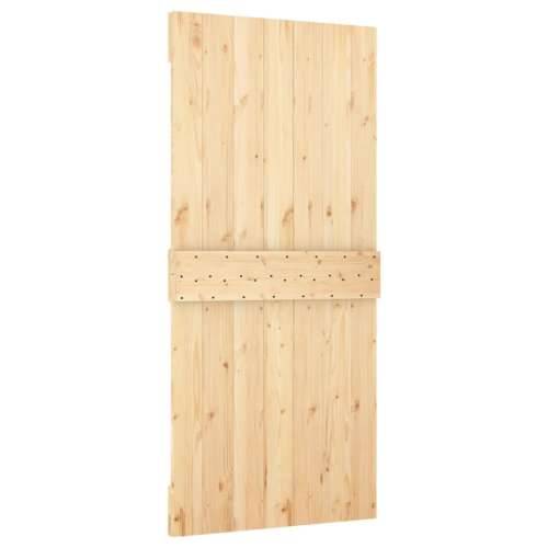 Klizna vrata s priborom za montažu 100x210 cm masivna borovina Cijena
