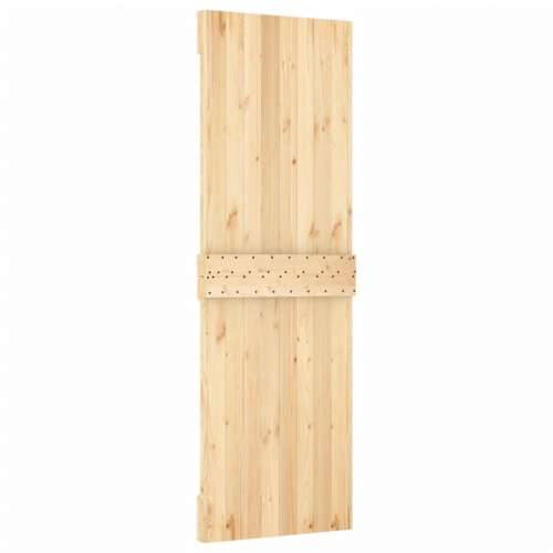 Klizna vrata s priborom za montažu 70 x 210 cm masivna borovina Cijena