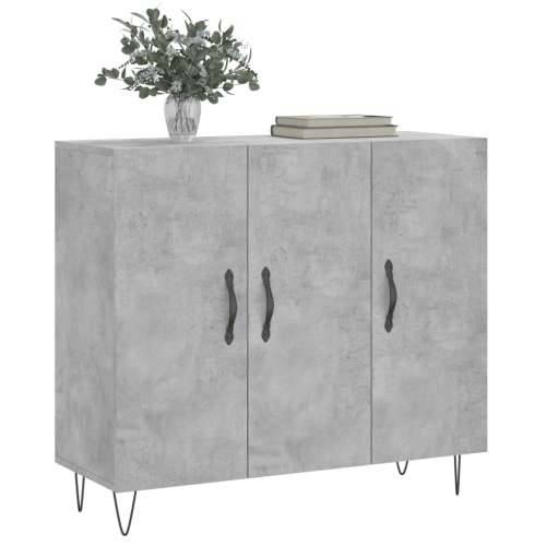 Komoda siva boja betona 90x34x80 cm od konstruiranog drva - Beton siva 1 Cijena