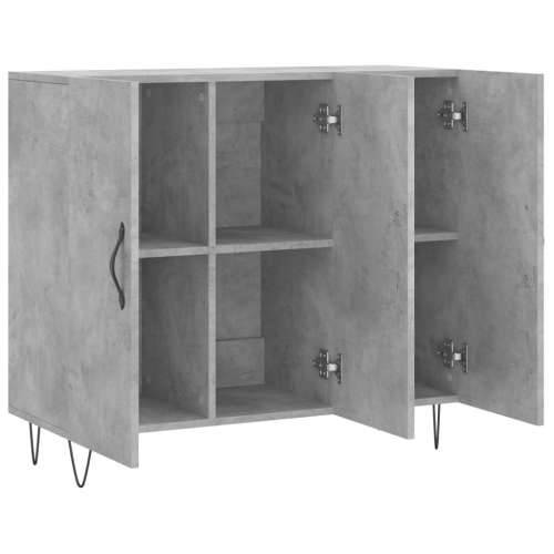 Komoda siva boja betona 90x34x80 cm od konstruiranog drva - Beton siva 1 Cijena